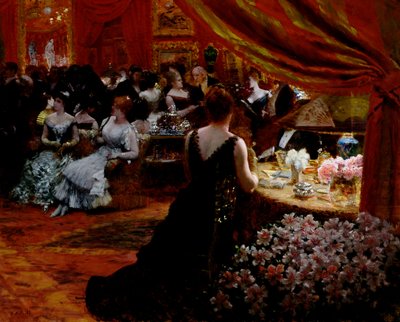 The Salon of Princess Mathilde (1820-1904) 1883 by Giuseppe de Nittis
